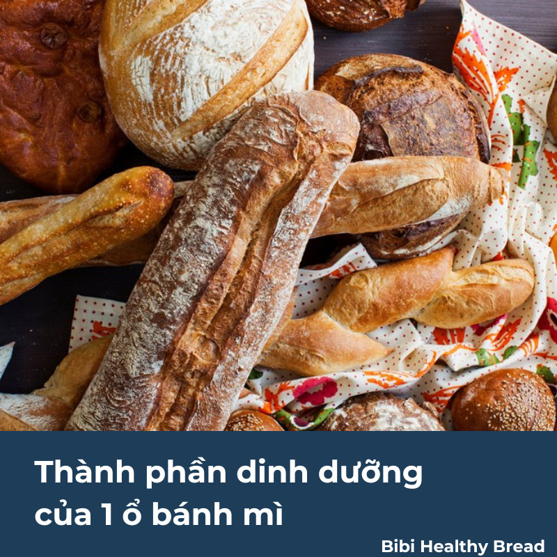 Thành phần dinh dưỡng của 1 ổ bánh mì